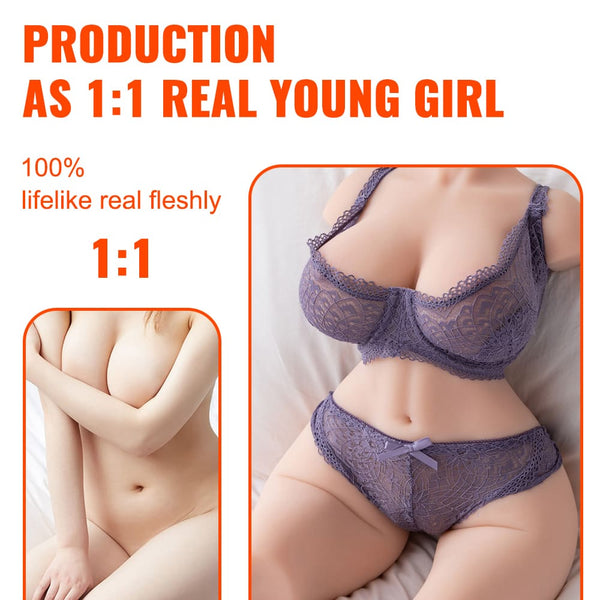 18lb life size busty doll torso