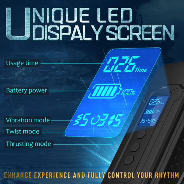 large size vibrating thrusting male sex toy