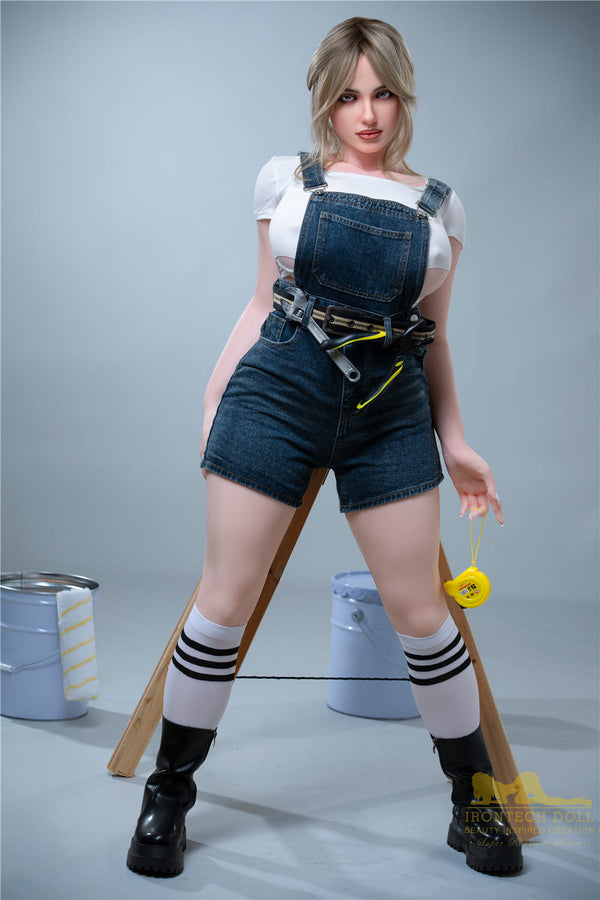 Realistic 160cm sex doll with smooth fair skin