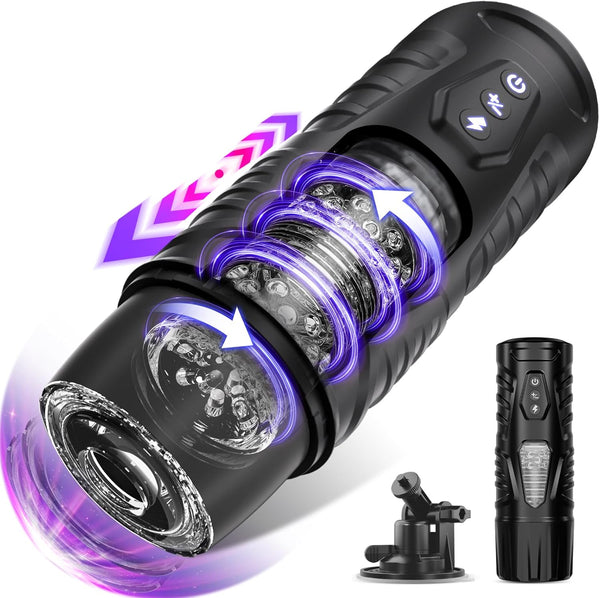 7-mode thrusting rotating male masturbator