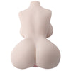 Back view torso, round hips, flexible TPE body