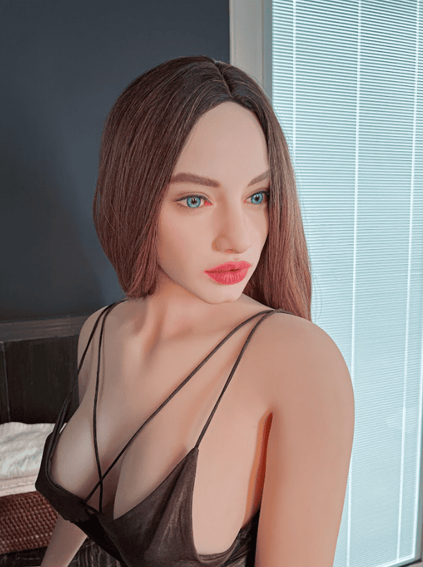 Sola silicone head doll showing open mouth oral function