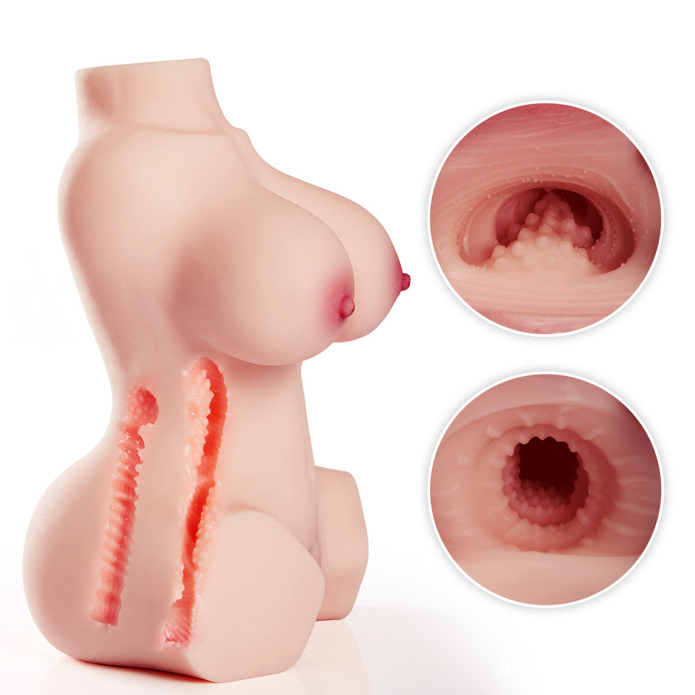 Realistischer Masturbator Mini-Puppe Lulu 2.5kg gebräunte Haut