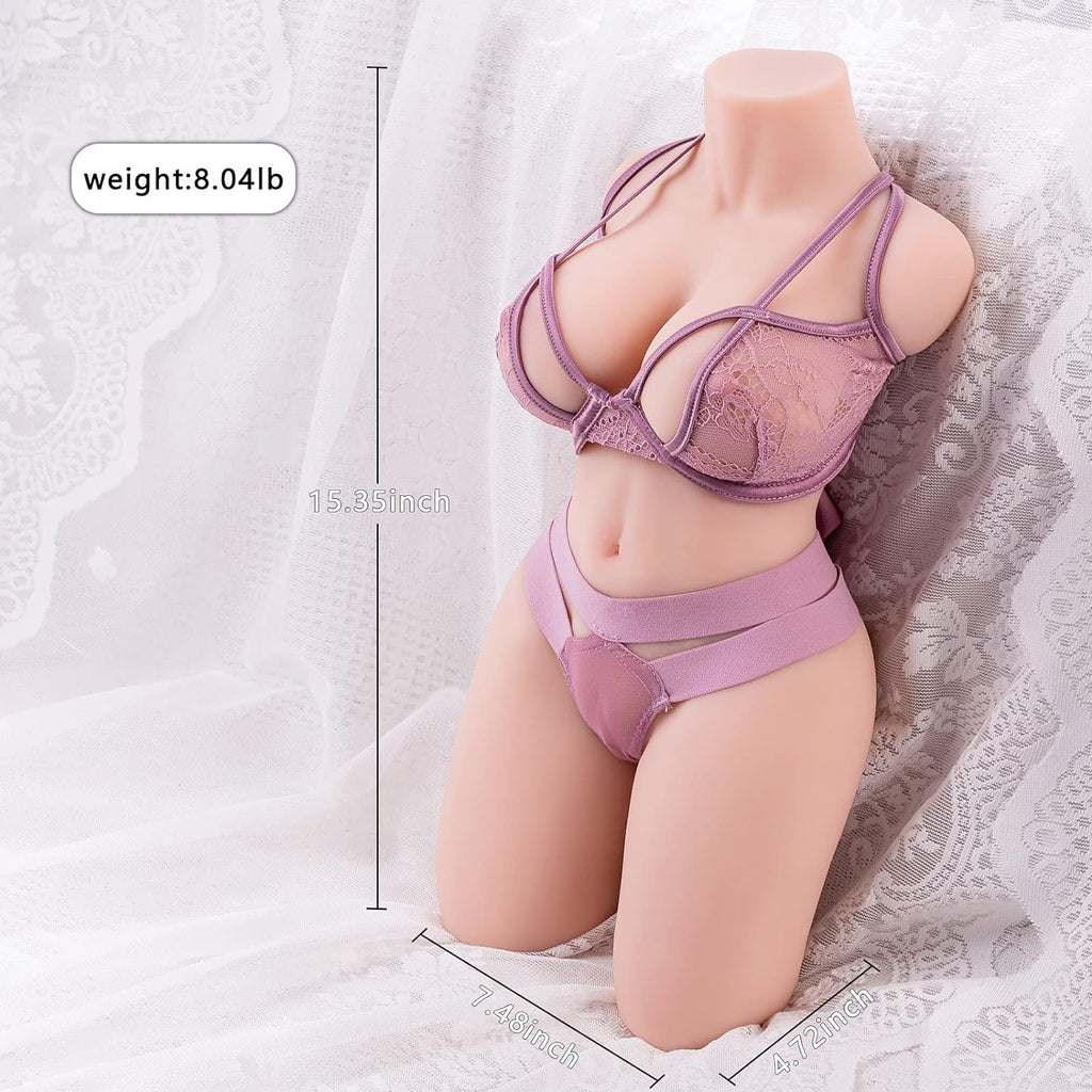 Mini Realistic Sex Doll Torso Porn- 8.04LB Yvette 2.0