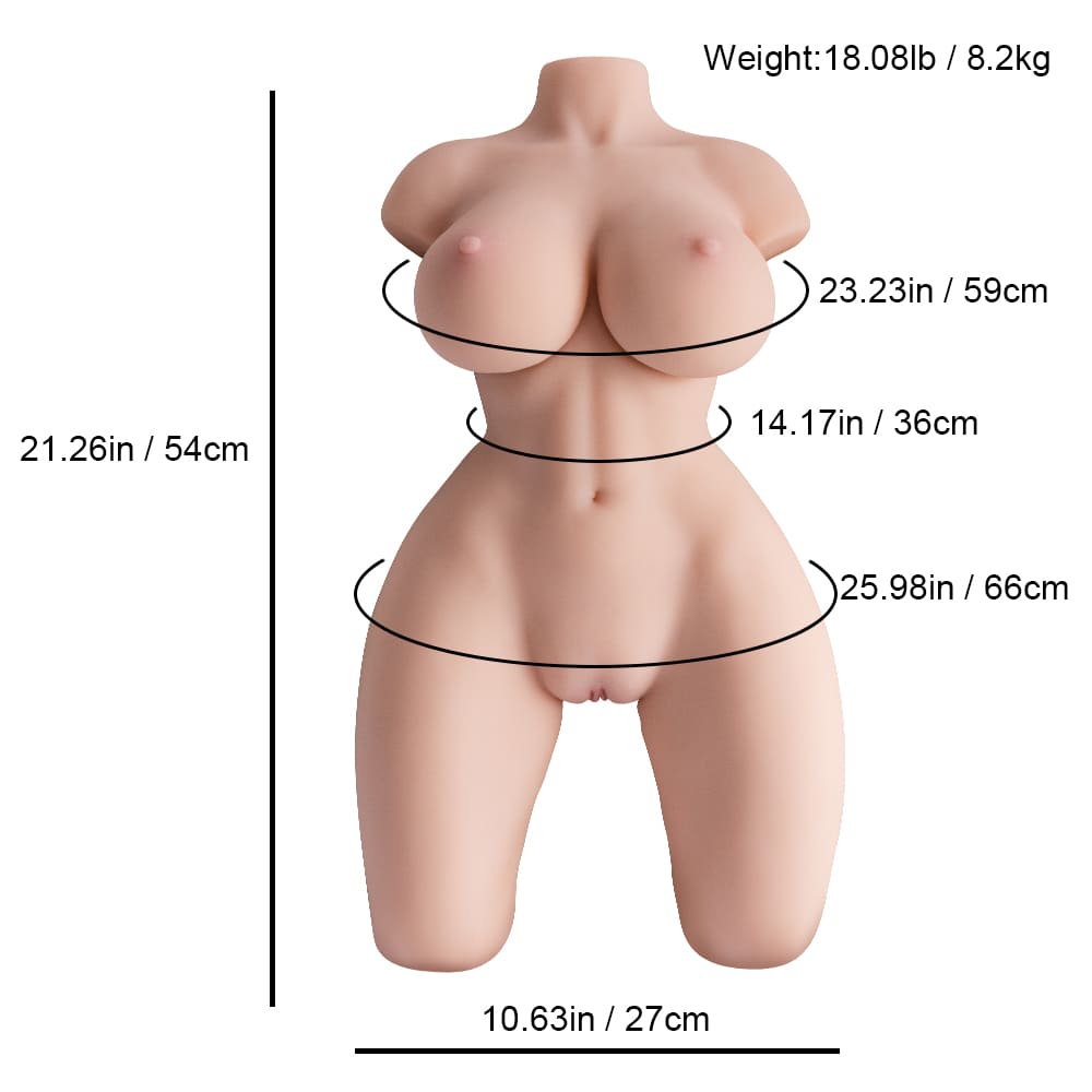 realistic sex doll body
