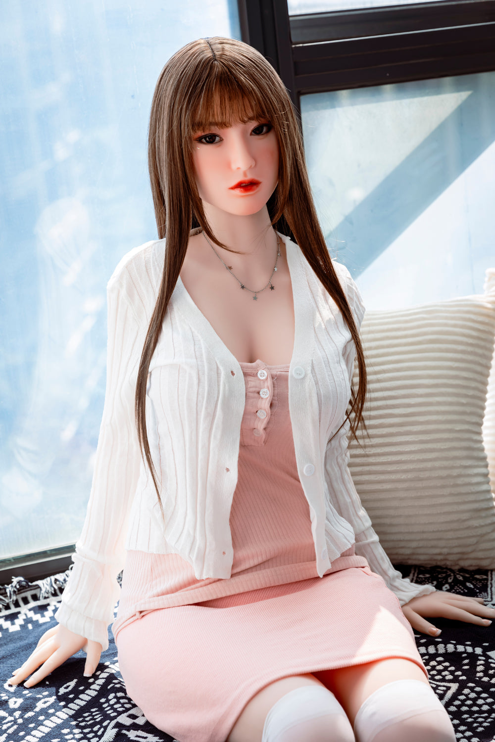 TPE Life Size Sex Doll Porn For Men 160cm D-Cup 73LB, Ava