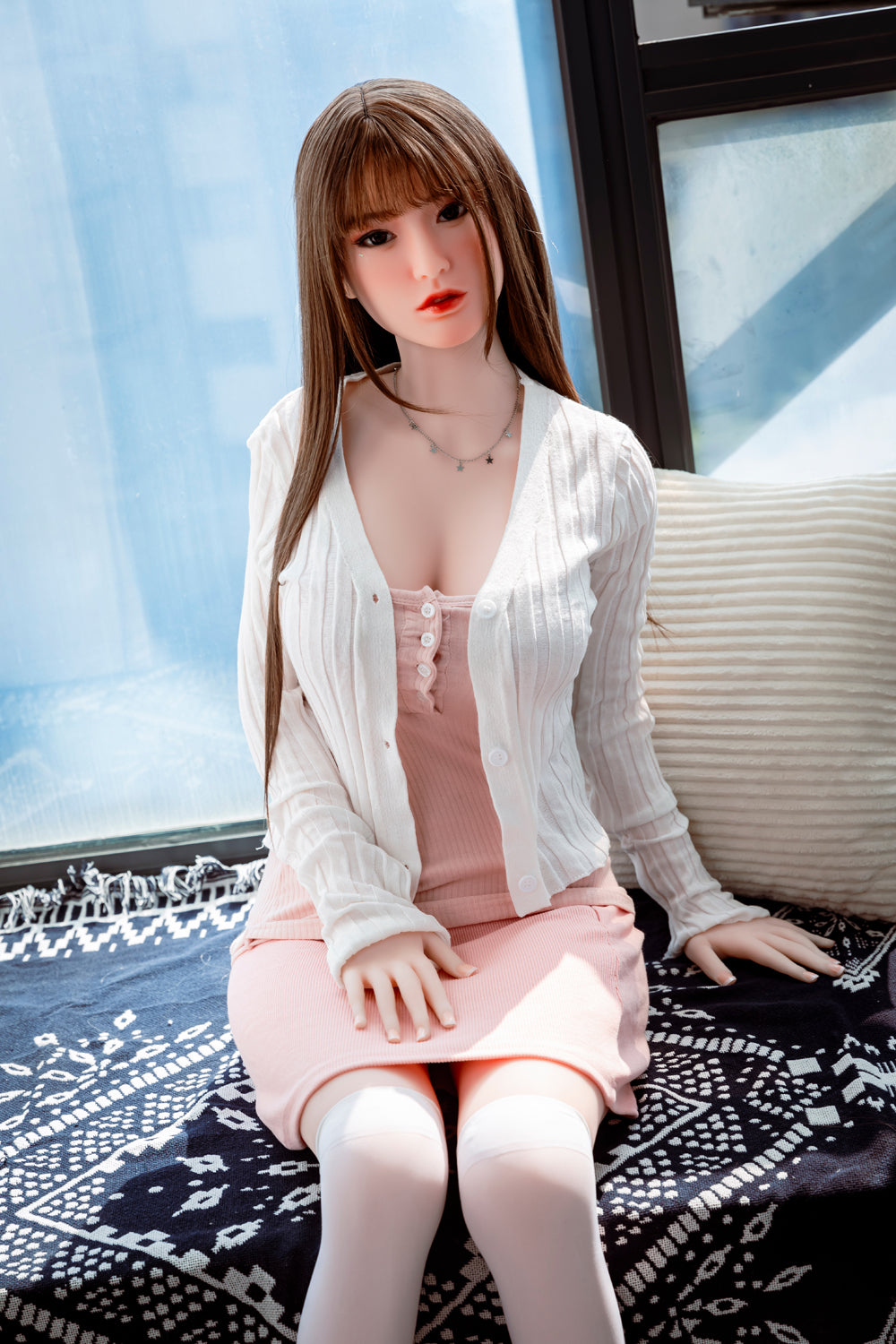 TPE Life Size Sex Doll Porn For Men 160cm D-Cup 73LB, Ava