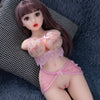 Mini sex doll torso, natural curves, lifelike face