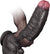Deep black 10.8 inch Big dildo