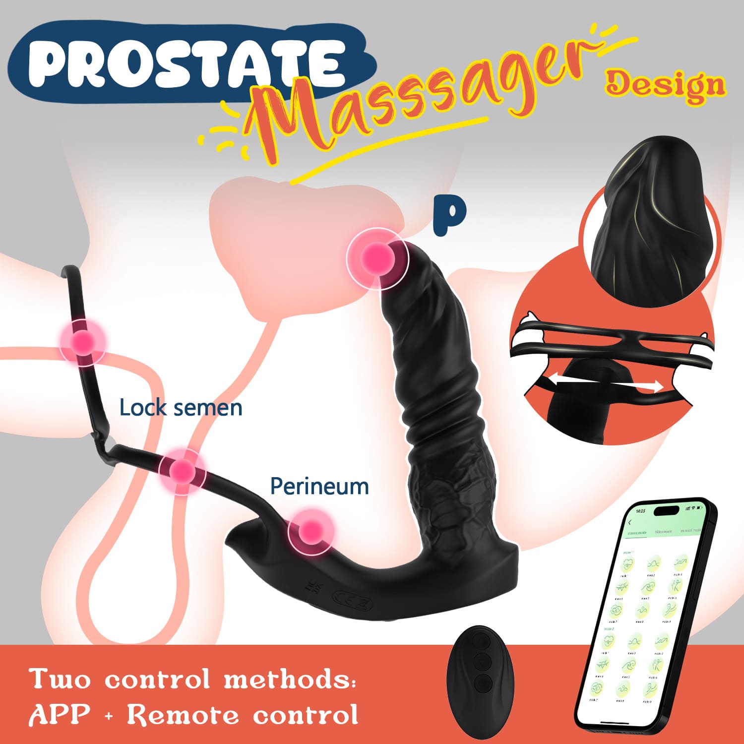 Comfortable Dual Silicone Cock Rings