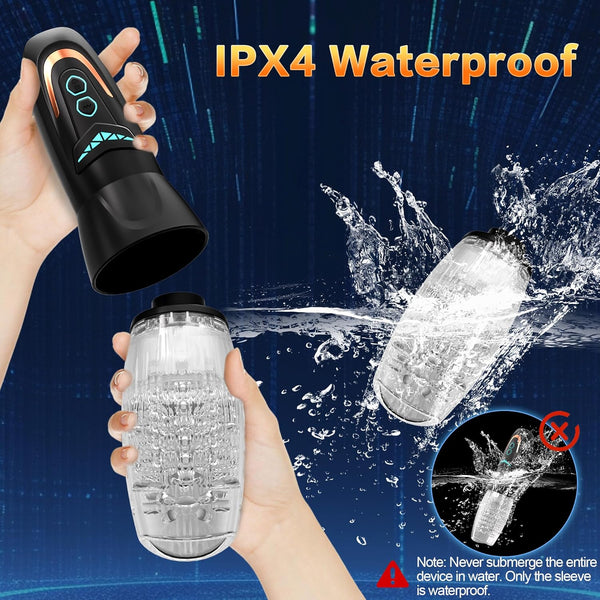 hands-free male sex toy easy to clean