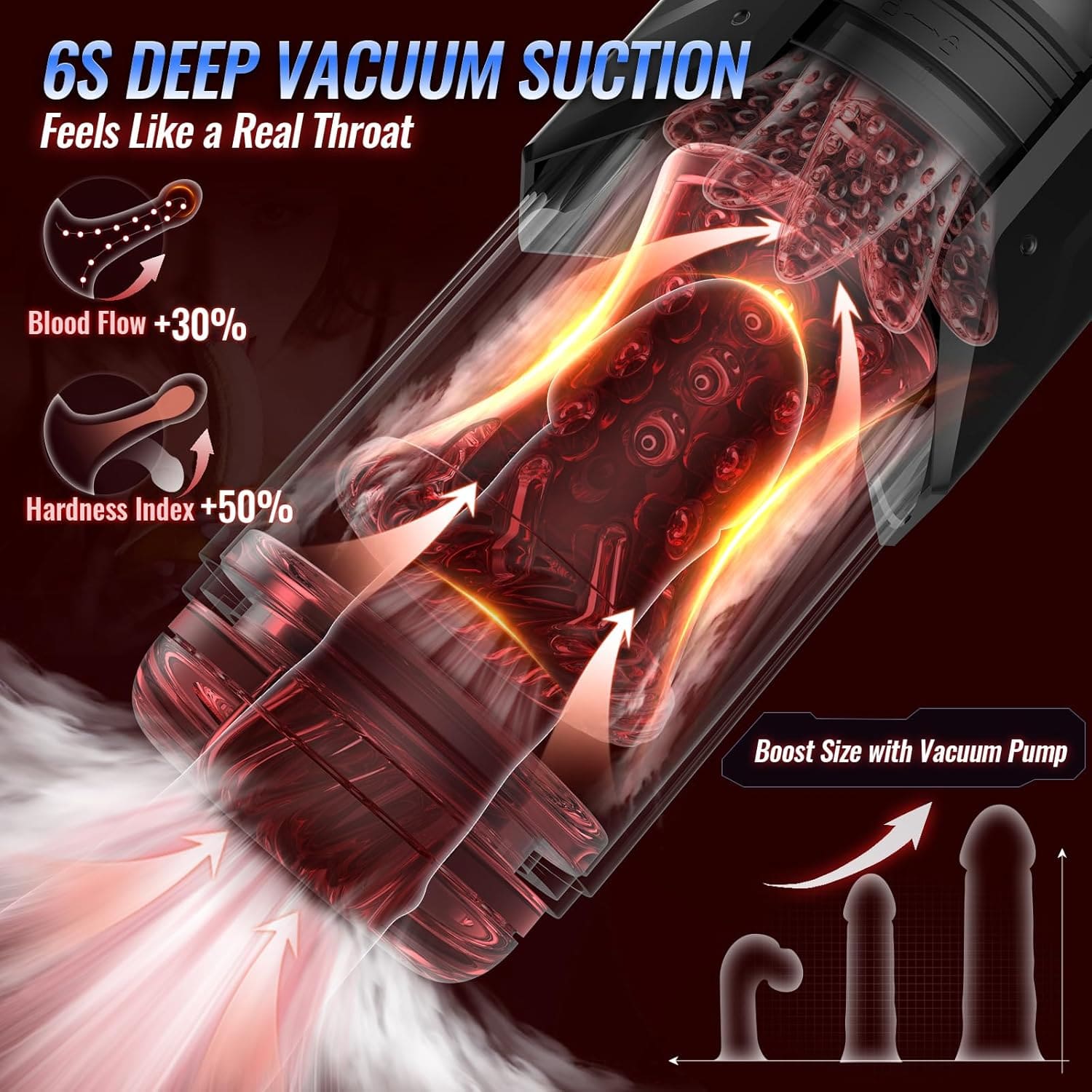 Aegis male masturbator with mech-style grip front view