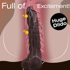 xxl black dildo for anal play